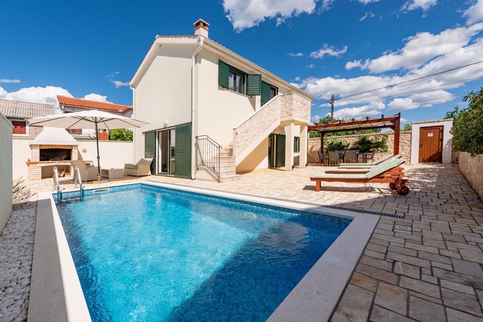 Villa Ivo Zadarvillas ヴィンイェラック エクステリア 写真
